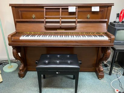 1 RAMEAU Antibes upright piano in veneer,...