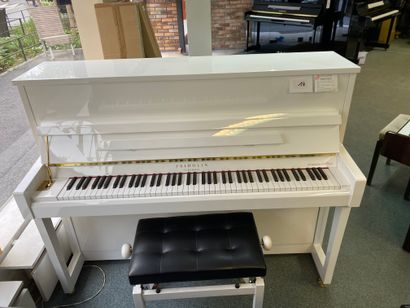 1 upright piano FRIDOLIN F116T glossy white,...