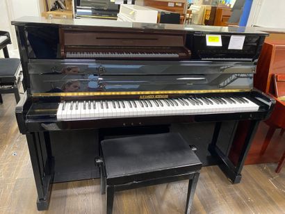 null 1 upright piano ALEXANDER HERMANN 115C black gloss 115cm, serial number 67174
One...