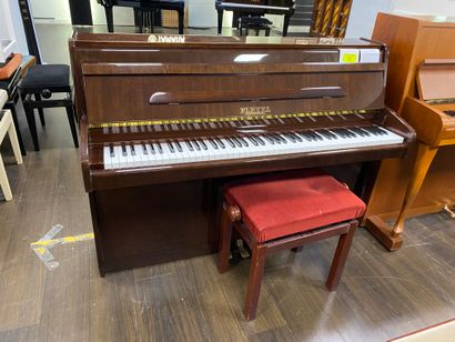 null 1 upright piano PLEYEL SCHIMMEL Monceau in mahogany 102 cm, serial number 223266...