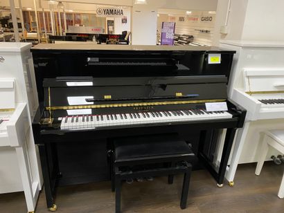 null 1 upright piano FRIDOLIN SCHIMMEL Tradition F.116 black glossy 116cm, serial...