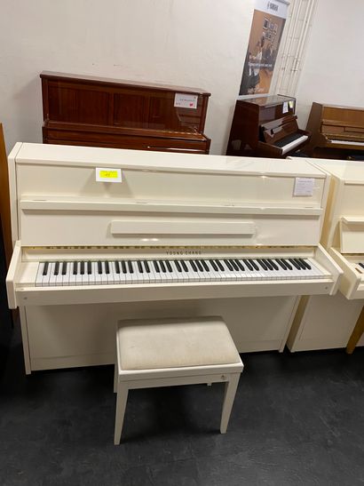 1 upright piano YOUNG CHANG EC-109 ivory...