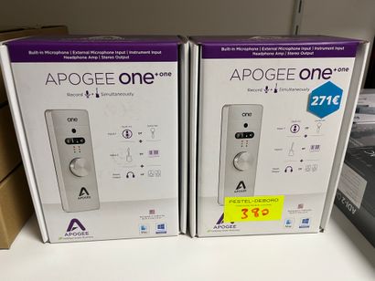 2 interfaces audio Apogee One +