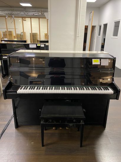 null 1 upright piano RAMEAU Beaucaire black glossy 114 cm, serial number 20877
A...