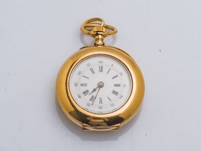 Collar watch in yellow gold 18 carats (750...