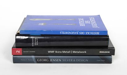 [Metal, Silverware] 4 volumes, in German...