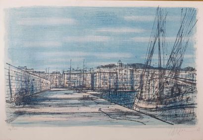 Jean CARZOU (1907-2000)
Port de Saint-Tropez
Lithographie...