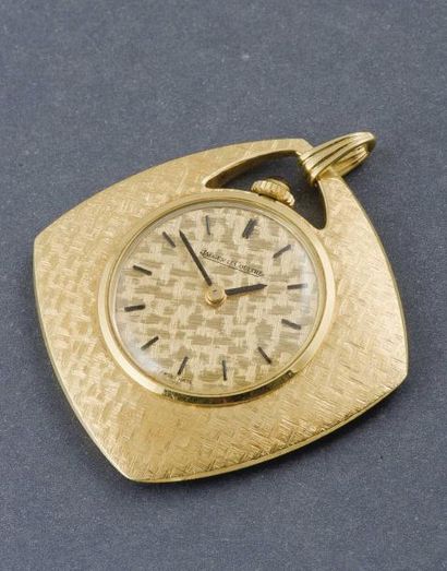 JAEGER-LeCOULTRE (MONTRE PENDENTIF), vers 1968 Rare montre pendentif ou de col extra...