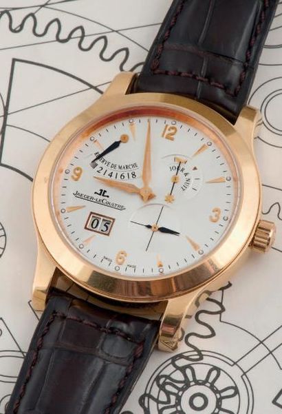 JAEGER-LeCOULTRE (MASTER EIGHT DAYS - OR ROSE N° 0270 RÉF. 146.2.17), vers 2004 Montre...