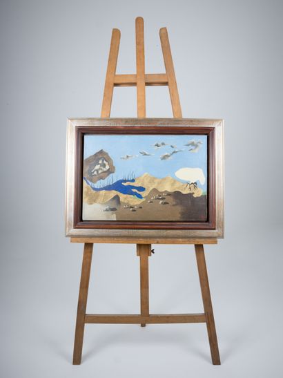 Jean LURCAT (1892-1966) Jean LURCAT (1892-1966)
Sand, 1933
Mixed media (oil and sand)...