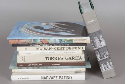 null 12 volumes monographies Apelles Fenosa, Joaquin Torres Garcia, Yves Moisan