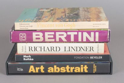 null 5 volumes monographies dont Richard Linder, Mark Rothko, Gianni Bertini, Vincent...