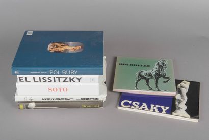null 7 volumes monographies dont Jesus Rafael Soto, El Lissitzky, Pol Bury, Antoine...