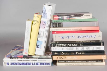 null 20 volumes sur l' histoire de l'art dont les impressionnistes, l'école de Paris,...