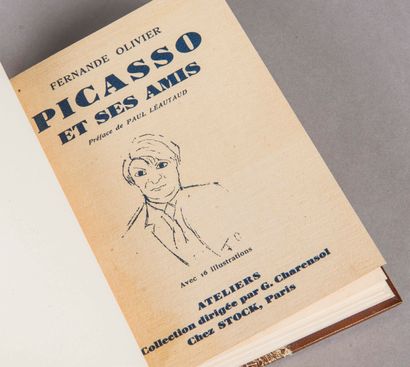 null Fernande OLIVIER. 
Picasso et ses amis. 
Paris, Stock, 1933, in-12 relié demi-chagrin...