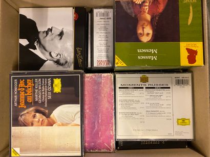 null Important lot de CD de musique classique répartis dans environ 50 caissons et...