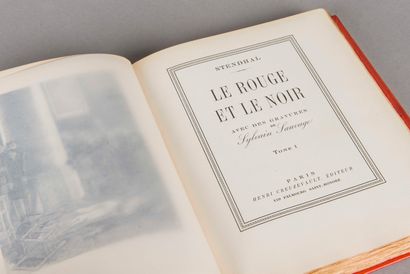 null [SAUVAGE] STENDHAL.
Le Rouge et le Noir.
Paris, Creuzevault, 1945, 2 volumes...