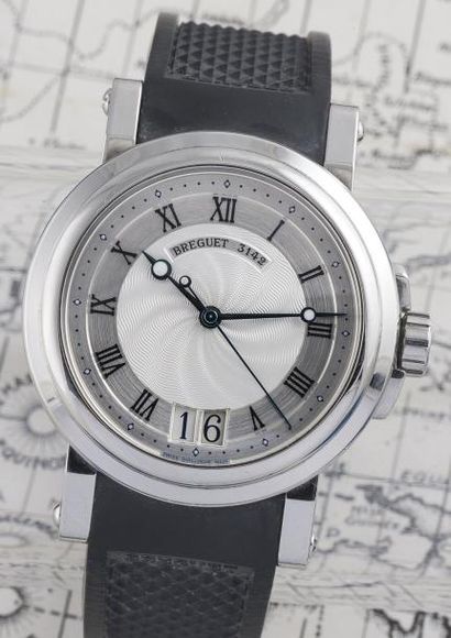 BREGUET (MARINE GRANDE DATE RÉF. 5817), vers 2008 Élégante montre par l'Horloger...