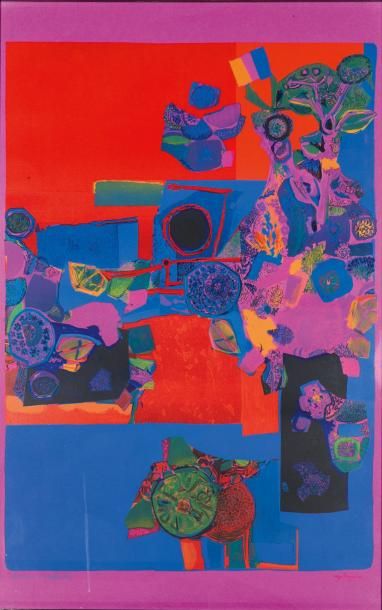 Roger BEZOMBES (1913-1994) Ti Fei Fei, 1987 Lithographie en couleur, épreuve d'artiste,...