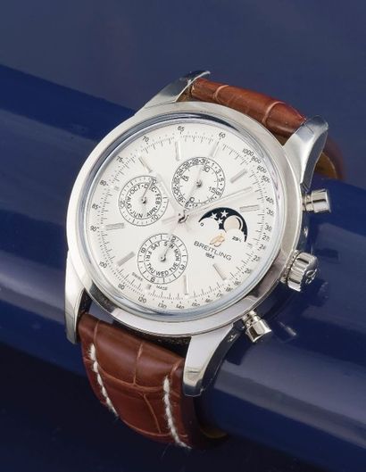 BREITLING (Chronographe Transocean 1461 - Moon réf. A1931912/G750), vers 2012 Chronographe...