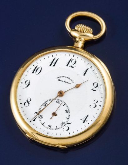 GERMINAL (CHRONOMÈTRE DE POCHE - MÉDAILLE D'OR N° 111166), vers 1900 Chronomètre...