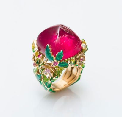 DIOR HAUTE JOAILLERIE par Victoire de CASTELLANE 2008 Bague «Diorella» de la collection...