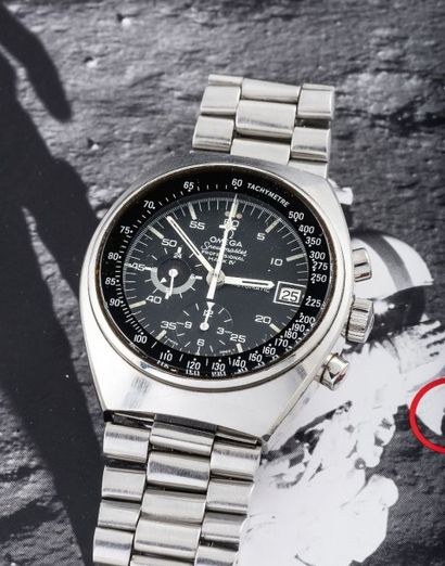 OMEGA (Chronographe Speedmaster / Mark IV réf. 176.009), vers 1979 Imposant chronographe...