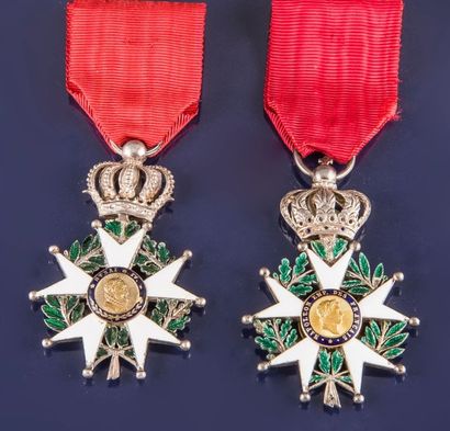 null France ordre de la légion d?honneur, institué en 1802. Deux étoiles de chevalier:...