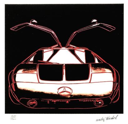 D'après Andy WARHOL (né en 1928-1987) Mercedes Estampe signée dans la planche et...