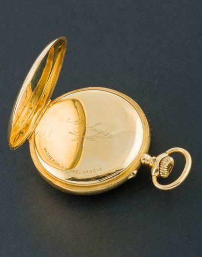 VACHERON GENEVE (Montre de poche en or jaune - A.Augis Lyon n° 104538), vers 1915...