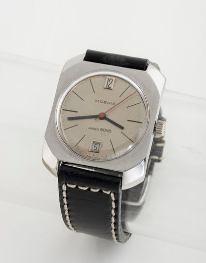 MOERIS (JAMES BOND 007), vers 1963
Amusante montre design (produit dérivé) sortie...