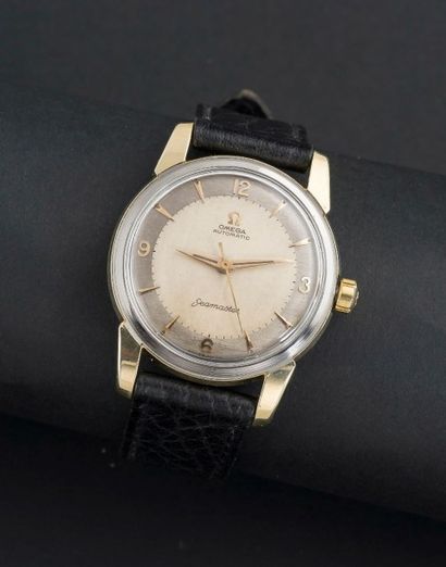 OMEGA (SEAMASTER SPORT - COQUILLE OR JAUNE RÉF. 2848- 6
SC), vers 1950
Élégante montre...