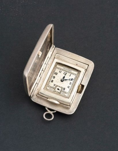 CRUSADER (CABRIOLET POCHE - ARGENT N° 812), vers 1925
Montre de voyage ou de gilet...