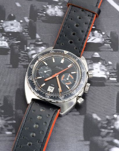 ZODIAC (CHRONOGRAPHE PILOTE 84), vers 1972
Chronographe de pilote de course produit...