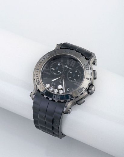 CHOPARD (CHRONOGRAPHE HAPPY SPORT-NEW GÉNÉRATION /
CARBONE BLACK RÉF. 288499-3007),...