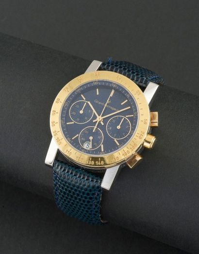 GIRARD-PERREGAUX (CHRONOGRAPHE CLASSIQUE - BLUE RÉF.7700), vers 1995

Chronographe...