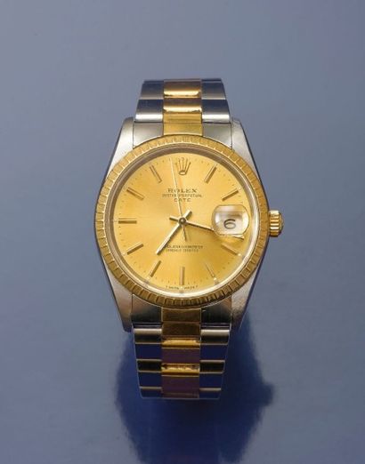 ROLEX (Oyster Perpétual Date / Or & Acier), 1991

Modèle en or jaune 18 carats (750...