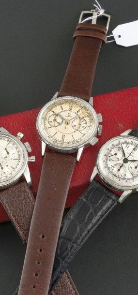 OMEGA (Chronographe docteur - acier réf.CK 2278-2), vers 1941

Rare référence grande...