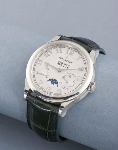 PEQUIGNET (PARIS ROYALE - RÉSERVE DE MARCHE / ACIER RÉF.9007433CG), vers 2013 

Montre...