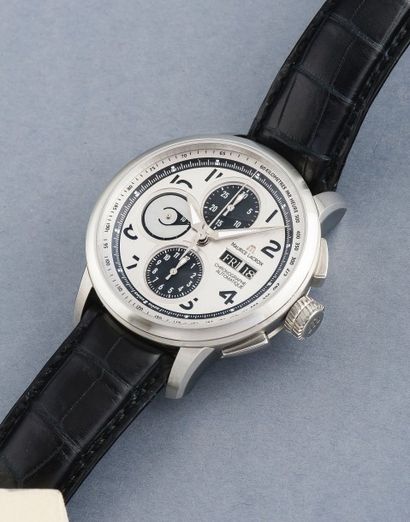 null MAURICE LACROIX (Masterpiece Masterchrono - Silver réf. MP6348-SS001-12E), vers...