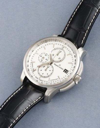 null MAURICE LACROIX (Chronographe Pontos - Valgranges réf. PT6128-SS001-130), vers...