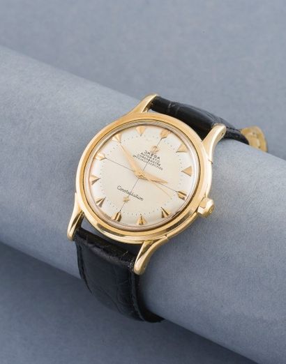 null OMEGA (Constellation Date - or jaune réf. 265 2 SC), vers 1952

Élégante version...