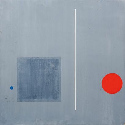 Roger NEYRAT 

«Balance pour un carré noir»

Acrylique sur panneau

74,5 x 74,5 cm...