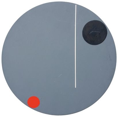 Roger NEYRAT 

«Equilibre métaphysique»

Acrylique sur panneau

Diam. : 60 cm 