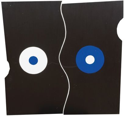 Roger NEYRAT 

«Jeu élémentaire», 1995

Acrylique sur panneau

99 x 100 cm 
