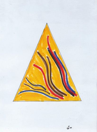 Roger NEYRAT 

Composition abstraite, 2000

Feutre sur papier

26 x 21 cm 