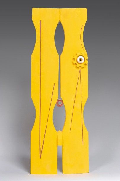 Roger NEYRAT 

«L’œil de Cupidon», 1991

Technique mixte

H : 70 cm 
