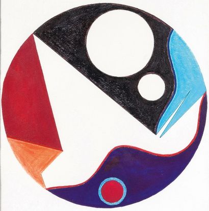 Roger NEYRAT 

Composition abstraite, 1992

Gouache sur papier

29 x 23 cm 