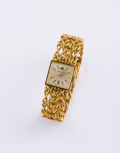 null JAEGER-LeCOULTRE (Carre lady - or jaune réf. 965), vers 1950

Élégante montre...