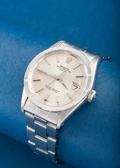 null ROLEX (Oyster Perpetual - Date réf. 1501), vers 1969

Montre en acier à lunette...